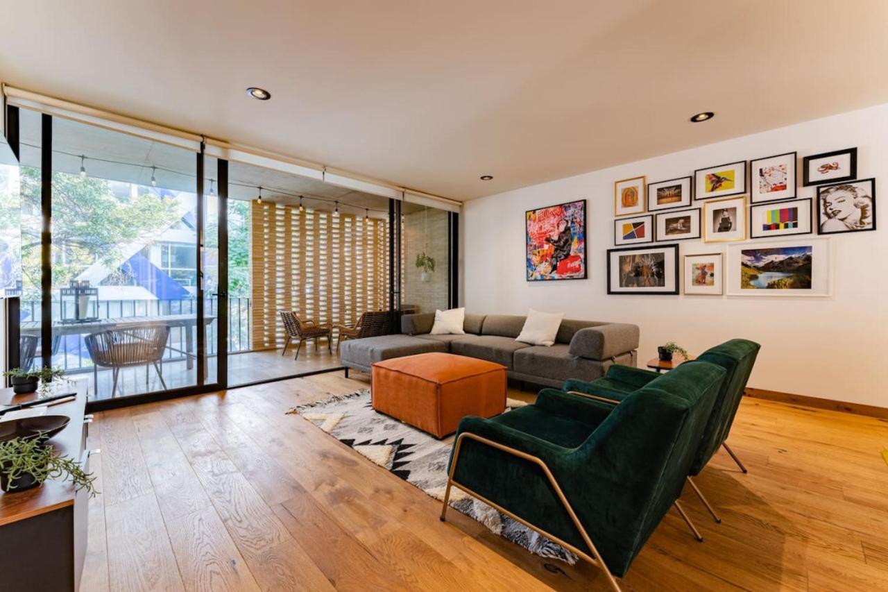 Spacious Art Filled Walk To Condesa Restaurants Mexico City